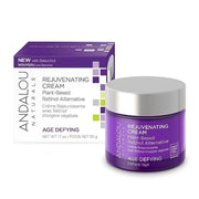 Andalou Naturals front jar showing clean packaging and brand benefit