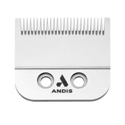 Andis Fade Master front view showing chrome blade and cut precision benefit