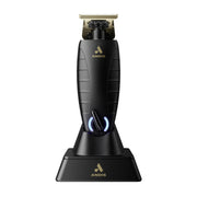 Andis GTX-EXO front view showing sleek black housing and ergonomic grip benefits precision