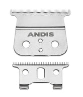 Andis GTX blade front view showing replacement blade and durable design for reliable cuts