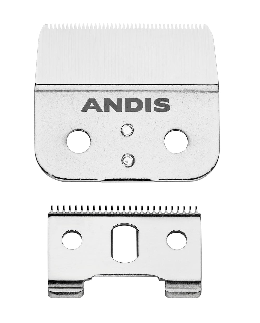 Andis outliner II front view showing blade edge for precise outlining
