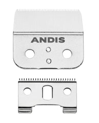 Andis outliner II front view showing blade edge for precise outlining