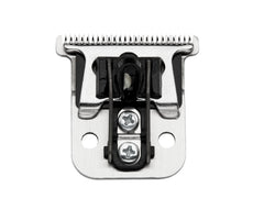 Andis T-blade installed on Slimline Pro Li trimmer showing fit and improved detailing performance