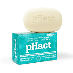 Andrew Lessman front packaging showing unscented pHact bar, clear product identity and protection