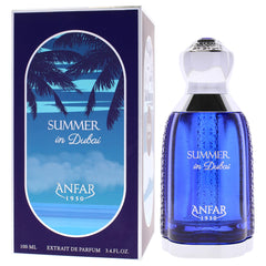 Anfar citrus and pineapple notes visual emphasizing fresh top accord and bright lift