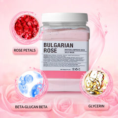 Angeland mask applied on face in spa setting demonstrating even coverage and professional results