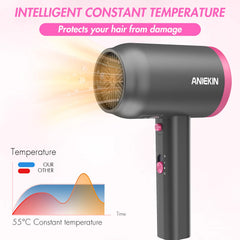 ANIEKIN with concentrator nozzle attached for precise sleek styling