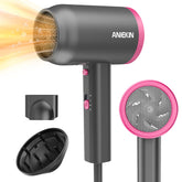 ANIEKIN front view hair dryer showing compact design and fast drying benefit