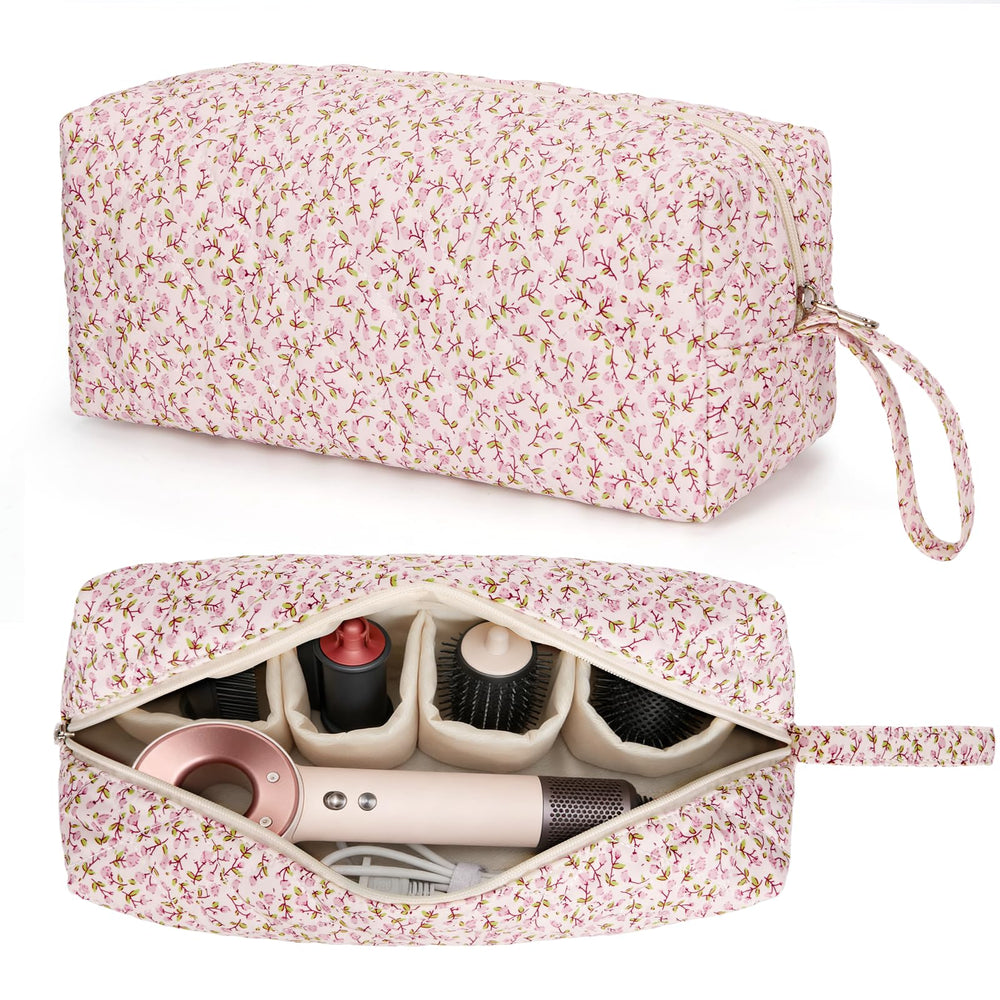 ANKICK front view of floral travel case showing compact protection