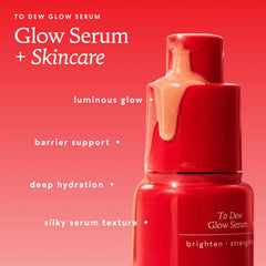 Annadea serum texture on skin with visible hydration and lightweight finish