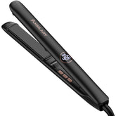 ANNLARY flat iron front view showing sleek body and plates for quick styling