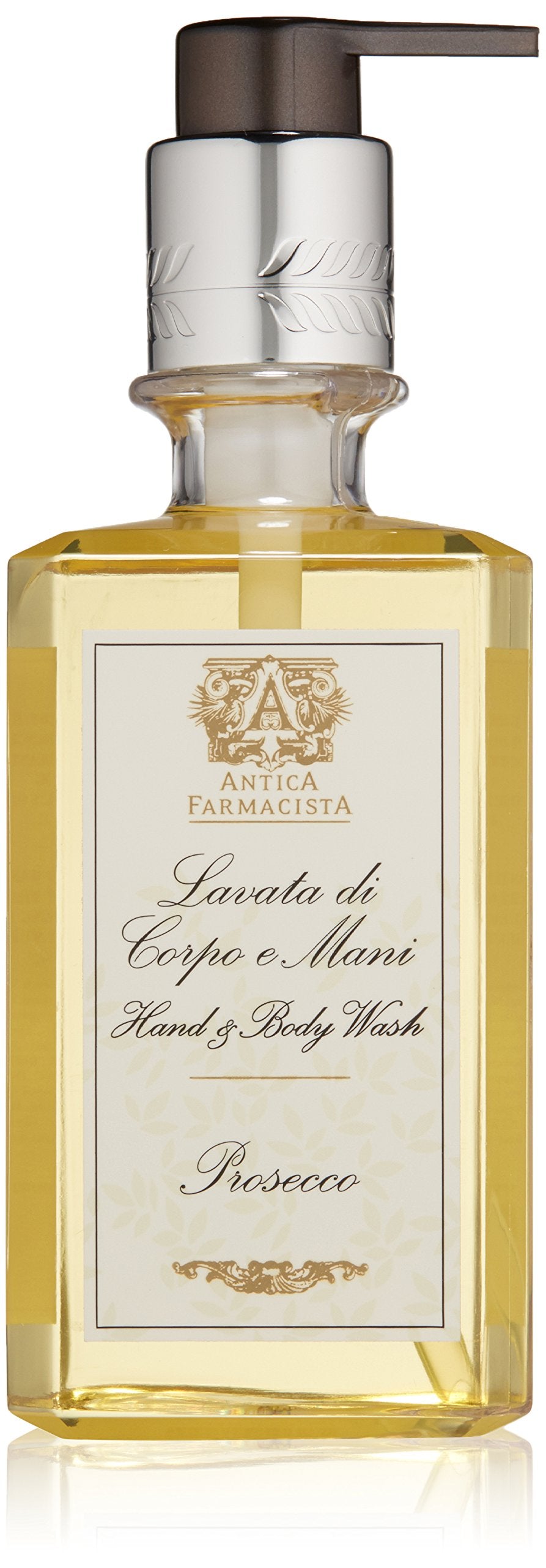 Antica Farmacista front packaging showing elegant bottle and label benefit: premium presentation