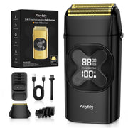 Anybig shaver front view showing dual-head for quick precise grooming