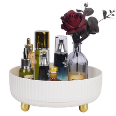 Anyoifax front view of ivory white tray showing sleek organizer and accessible layout