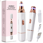 AOLERAY front view with cap showing sleek lipstick-style design and travel convenience