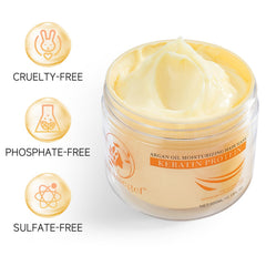 Aomimegel cream texture close-up illustrating rich conditioning