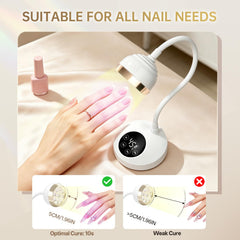 AORAEM cordless use by mobile nail tech for flexible on-the-go benefit
