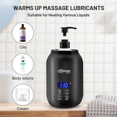 AOWOSA close-up of detachable 250ml bottle highlighting easy cleaning and refill convenience
