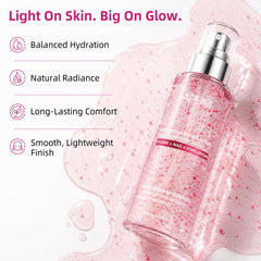 APBM misting onto face demonstrating quick hydration boost