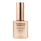 APRÉS bottle front view showing clean HEMA-free adhesive branding and benefit