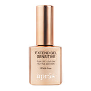 APRÉS bottle front view showing clean HEMA-free adhesive branding and benefit
