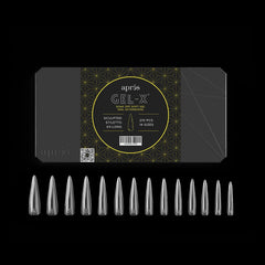 APRÉS front packaging showing full 210-piece Gel-X sculpted tip box for efficient selection