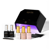 APRÉS kit box front view showing contents and compact design benefit