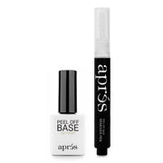 APRÉS front packaging showing both peel-off base and remover pen offering easy removal