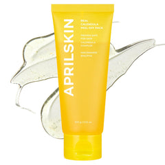 APRILSKIN front packaging showing the calendula peel-off mask and clear branding benefit visibility