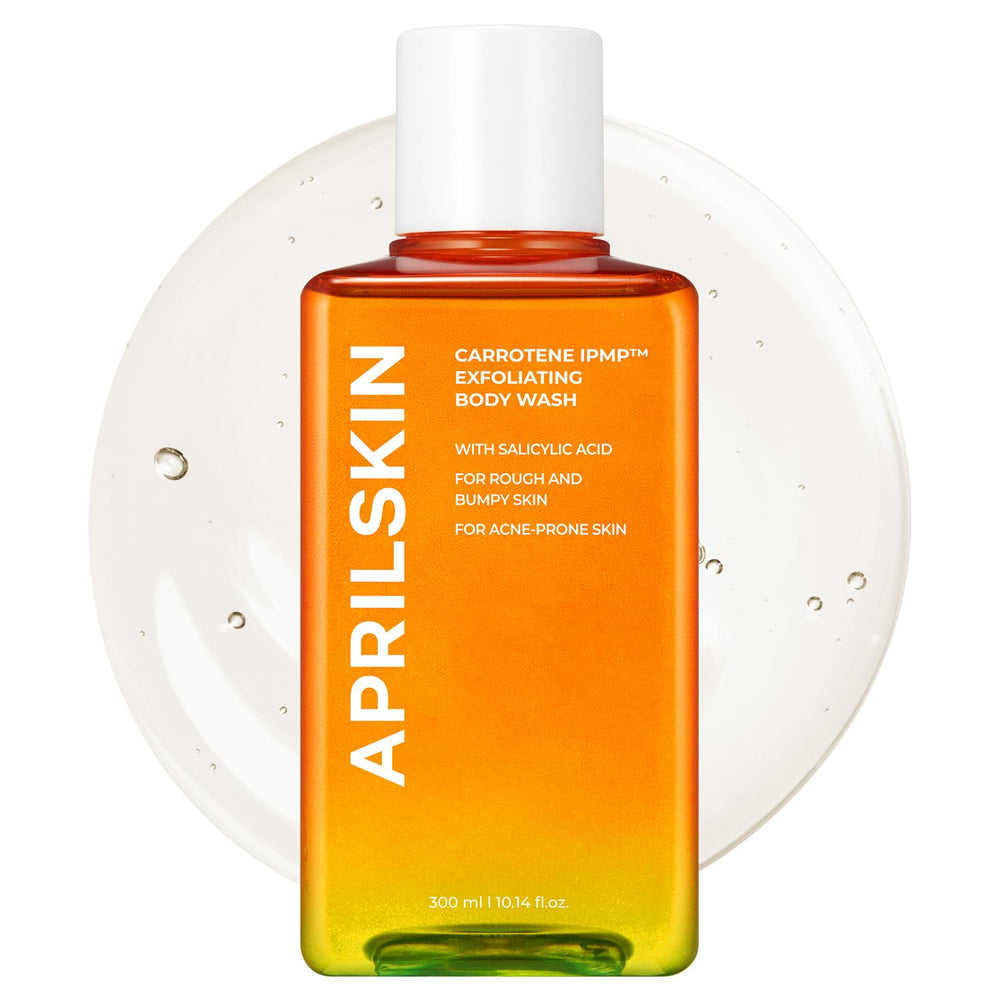 APRILSKIN front packaging showing cleanser benefits for smooth skin