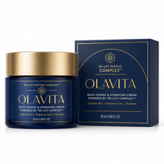 AQCOZ Olavita front packaging showing jar and logo, conveys trusted presentation