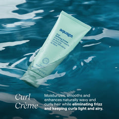 Aquage cream swatch texture close-up showing smooth emollient consistency for soft curls
