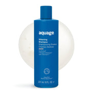 Aquage front packaging showing product and benefits
