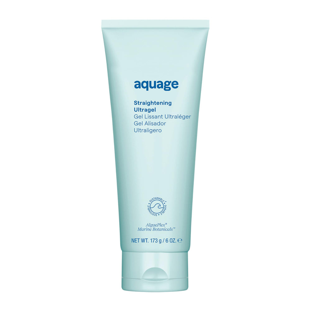 Aquage bottle front view showing label and sleek packaging for easy identification and trust