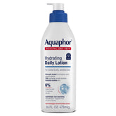 Aquaphor front pump bottle showing brand and easy-dispense benefit