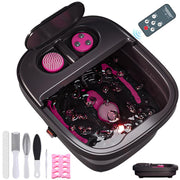 Aqvesane front view showing compact heated foot spa for home relaxation
