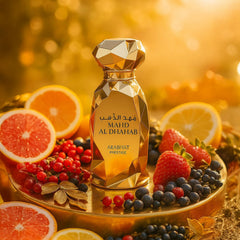 ARABIYAT prestige mahd al dhahab atomizer spray demonstrating an even mist for lasting scent