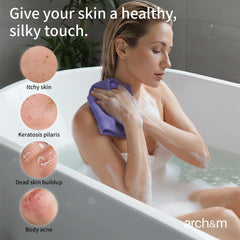ARCH&M close-up of nylon texture for gentle effective exfoliation