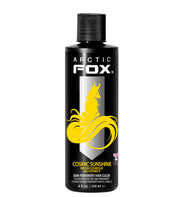 ARCTIC FOX Cosmic Sunshine front packaging showing vibrant yellow and product benefits