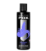 ARCTIC FOX front packaging showing periwinkle bottle and label, clear product ID and benefits