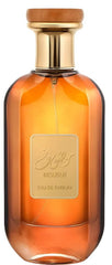 Ard Al Zaafaran Mousuf front bottle showing label and elegant glass, suggesting premium feel