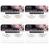 Ardell demi wispies brown front packaging showing four reusable packs for value