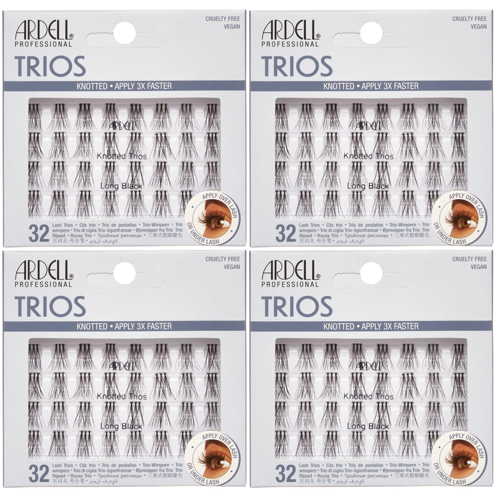 Ardell front packaging showing 4-pack clusters for easy selection