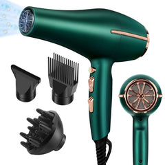 ARDIRO hair dryer front view showing nozzle and compact body for powerful drying