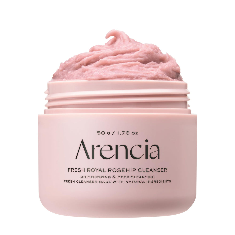 ARENCIA front packaging showing cleanser and brand for clear product identification