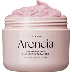 ARENCIA front packaging showing product name and mochi cleanser benefit