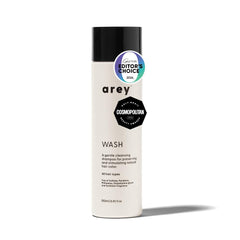 Arey bottle front packaging showing brand and product benefit