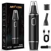 AREYZIN front packaging showing compact rechargeable trimmer and benefits