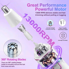 Hand holding AREYZIN trimmer to show compact size and portability benefit
