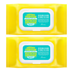 Ariul front packaging showing two 80-sheet packs for easy storage